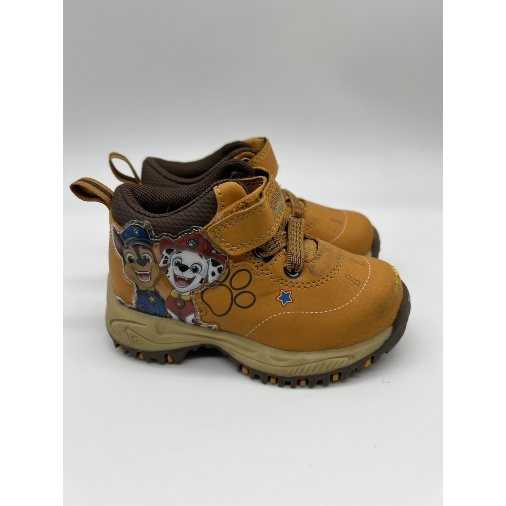 Paw Patrol Kids Boots - Tan - Size 6 - Pre-Owned